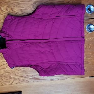 LANDS END Magenta vest